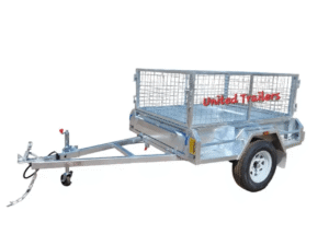 6X4 Galvanised Single Axle Premium Box Trailer 750 KG ATM (Model- SG64)