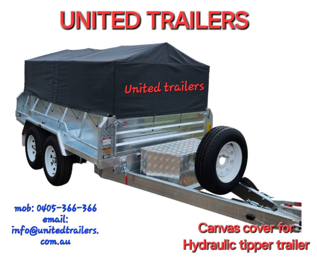 Canvas Cover for Hydraulic tipper Trailer