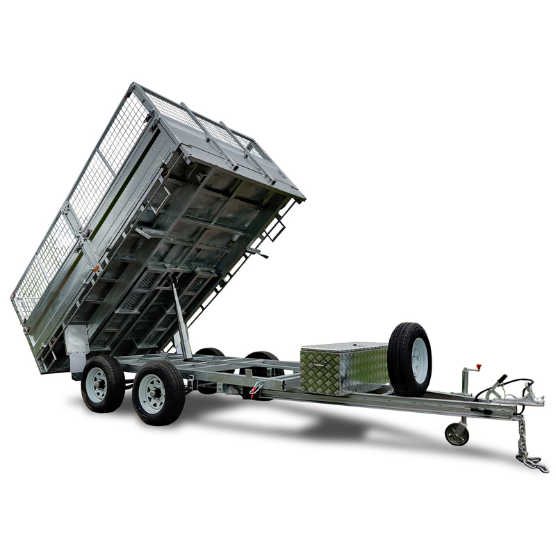 12×7 Flat top /Table top Hydraulic tipper Trailer 3500 KG ATM