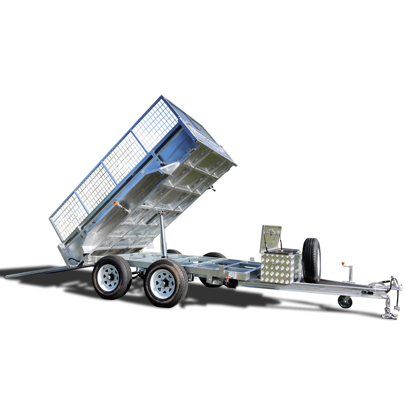 10×6 Flat top /Table top Hydraulic tipper Trailer 3500 KG ATM