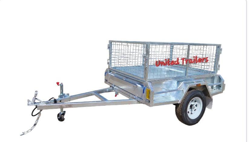 6X4 Galvanised Single Axle Premium Box Trailer 750 KG ATM